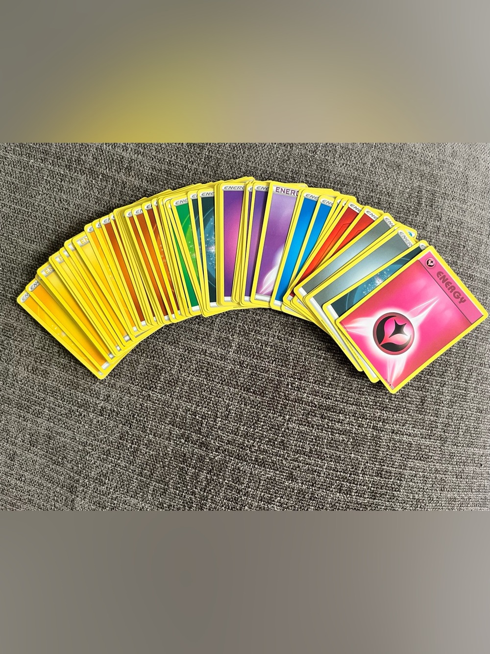 Pokemon Energy Trainer Card Lot - Set of 51 Cards